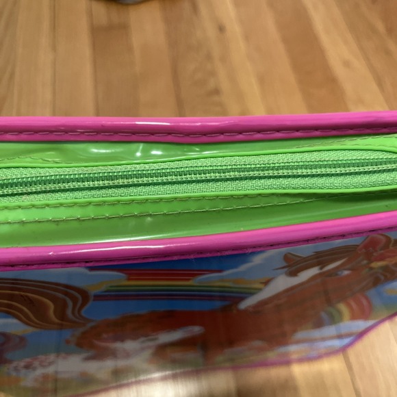 Lisa Frank Rainbow Chaser Lollipop Horses 3-Ring Zipper Binder - Picture 8 of 16